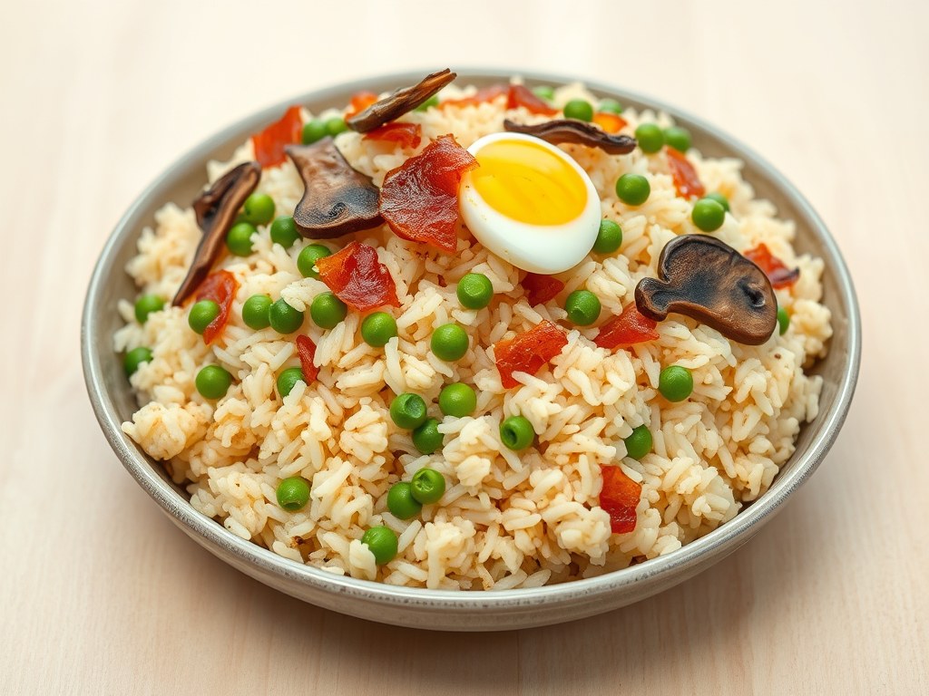 RIJST Cantonese Rice III, AI-gegenereerde illustratie