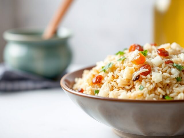 RIJST Nasi Goreng Marine (Versie Jan A) — AI-gegenereerde illustratie