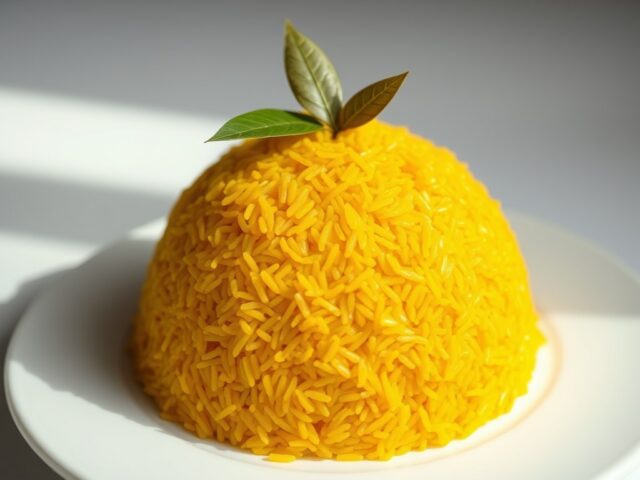 RIJST Nasi Kuning (Gele Rijst)