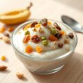 Rijstdessert met cashewnoten
