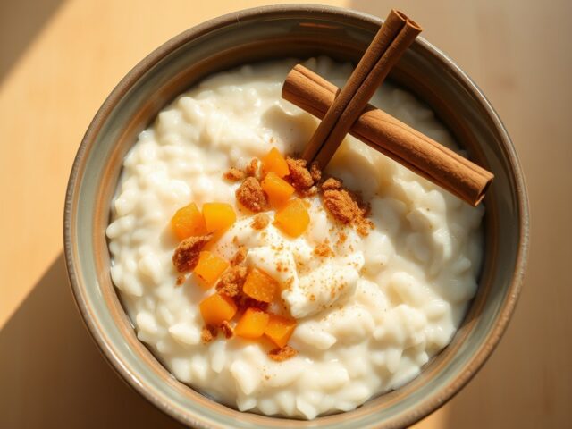 Rijstepap met abrikozen