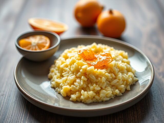 Rijstepap met oranjebloesemwater