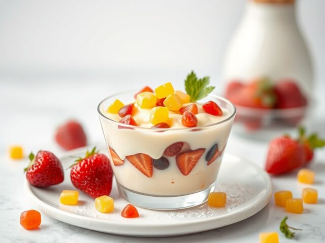 Rijstpudding met tutti-frutti