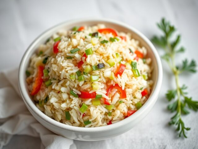 Rijstsalade