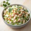 Rijstsalade met makreel