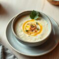 Rijstsoep met munt (Yayla Corbasi)