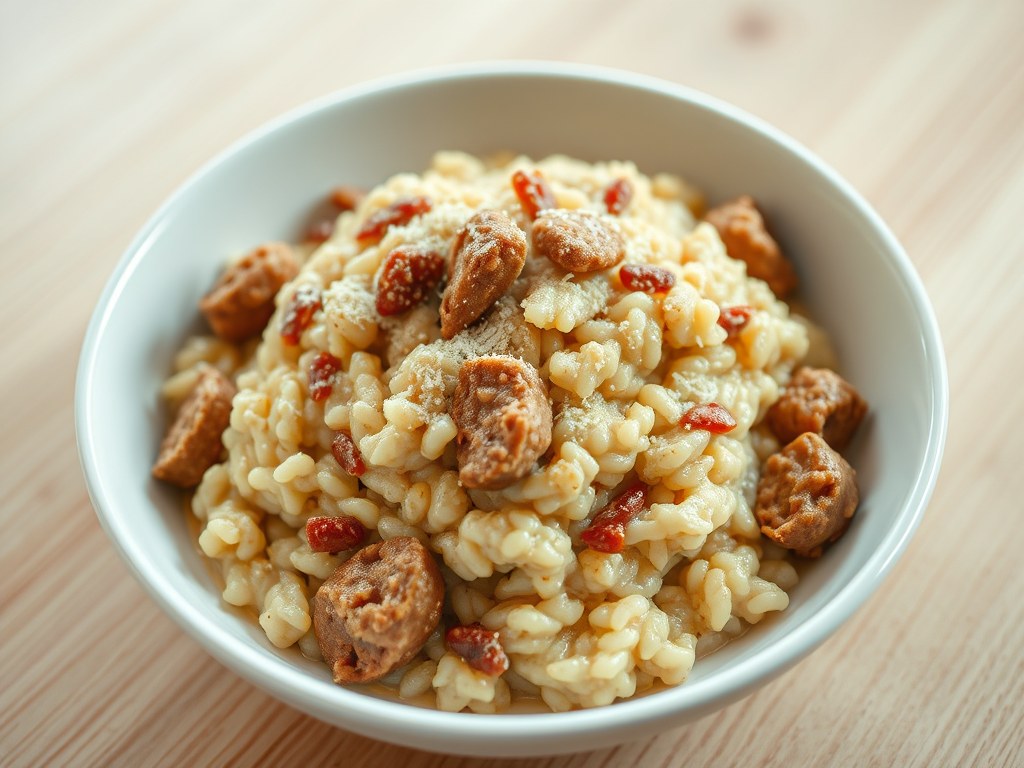 Risotto ala Isolana, AI-gegenereerde illustratie