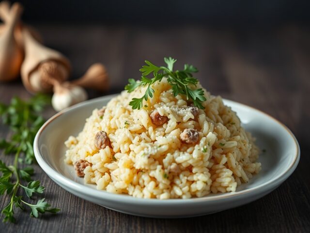 risotto alla milanese als primo
