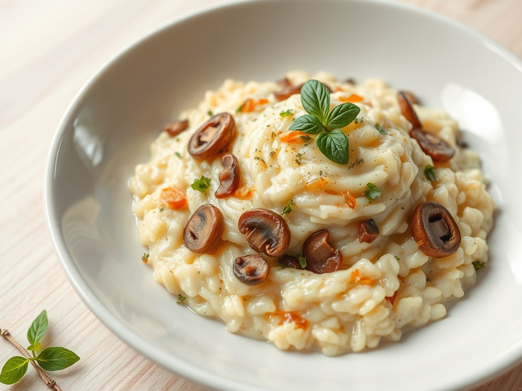 Risotto da Bergamo, AI-gegenereerde illustratie