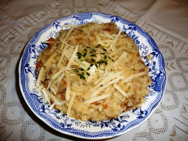 Risotto met cantharellen