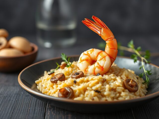 risotto met garnalen