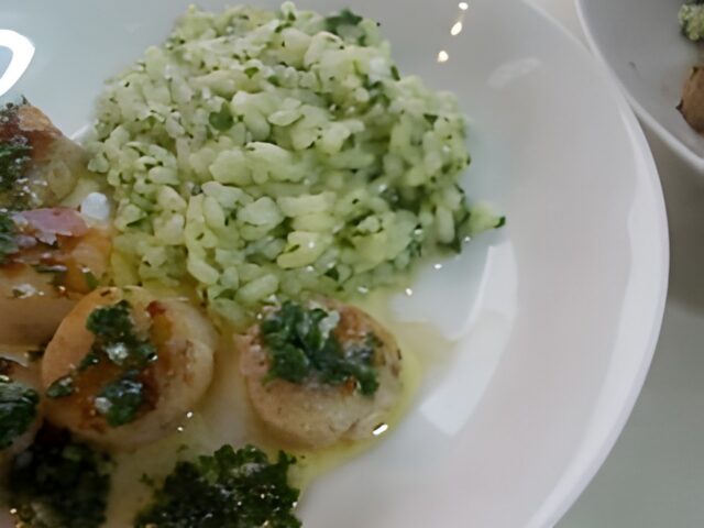 Risotto met heel veel verse tuinkruiden