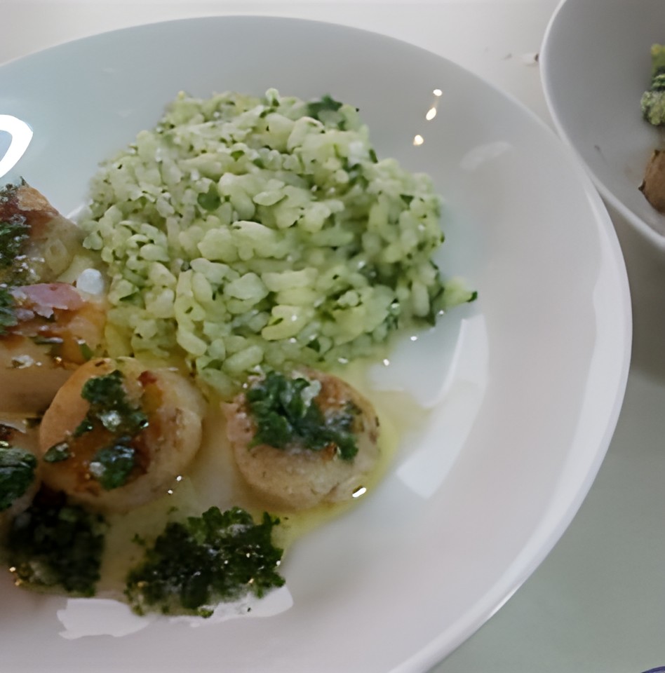 Risotto met heel veel verse tuinkruiden