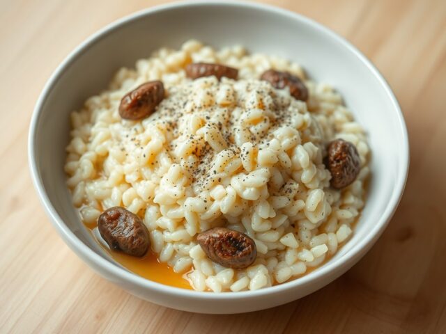 Risotto met kippelevers