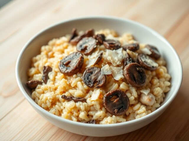 Risotto met kippenlevertjes