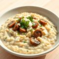 Risotto met oesterzwammen en blauwschimmelkaas