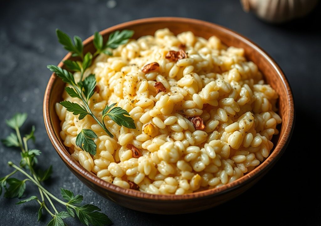 Risotto Van de Oogst van Marilisa Allegrini, AI-gegenereerde illustratie