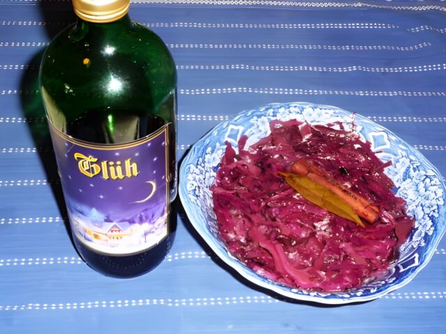Rode kool met glühwein