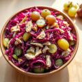Rode Kool salade met druiven