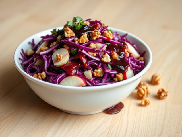Rode Kool Salade met Jam