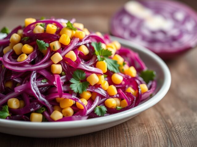 Rodekool salade