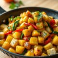 Roergebakken aardappeltjes