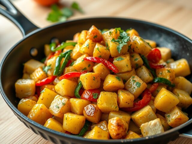 Roergebakken aardappeltjes