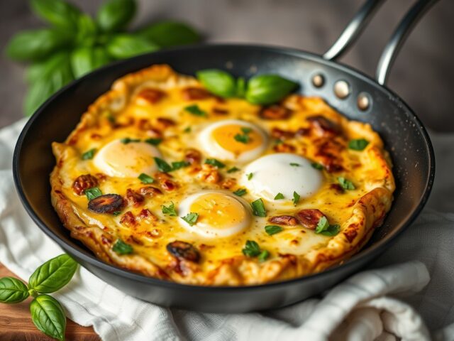 Roergebakken posteleinomelet