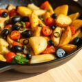 Roergebakken venkel met aardappelpartjes