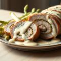 Rollade met hollandse asperges