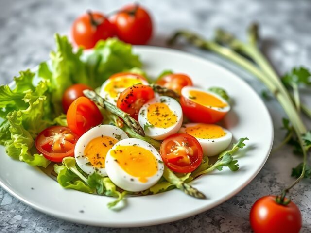 Romeinse aspergesalade