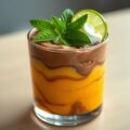 Romige mang- chocolademousse
