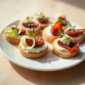 Rondje witlof met geitenkaas en gedroogde tomaat