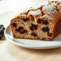 Rood fruit-broodcake