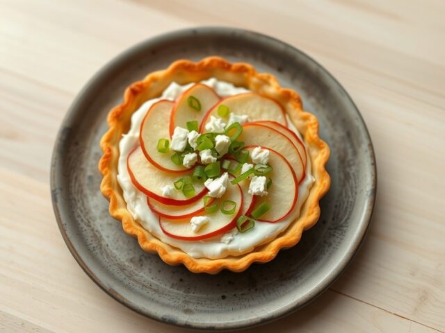 Roquefort appeltaartje
