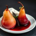 Roquefort met peer in wijnsiroop