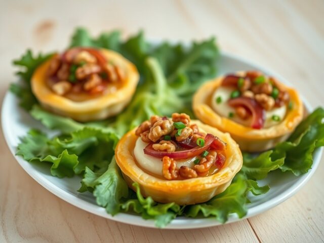 roqueforttaartjes met cognac