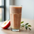 Roze -groene- smoothie