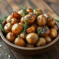 Rozemarijn aardappels van de BBQ