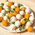 Rozemarijn spiesje met mozzarella