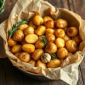 Rozemarijnaardappeltjes in bakpapier