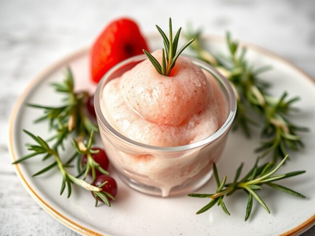 Rozemarijnsorbet