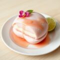 Rozenparfait met wodka lime