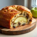 Rozijnenkoek met appel