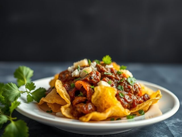 Runderplakjes met een kruidige salade