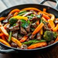 Runderreepjes uit de wok