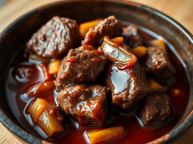 Rundvlees en Coca Cola uit de Slow Cooker