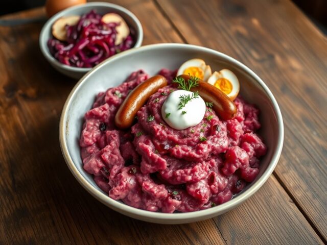 Russische bietenstamp met kool