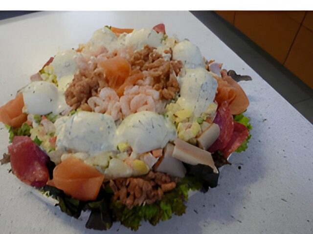Russische eiersalade van Ramon Brugman.