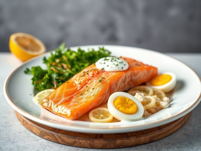 Russische zalmsalade